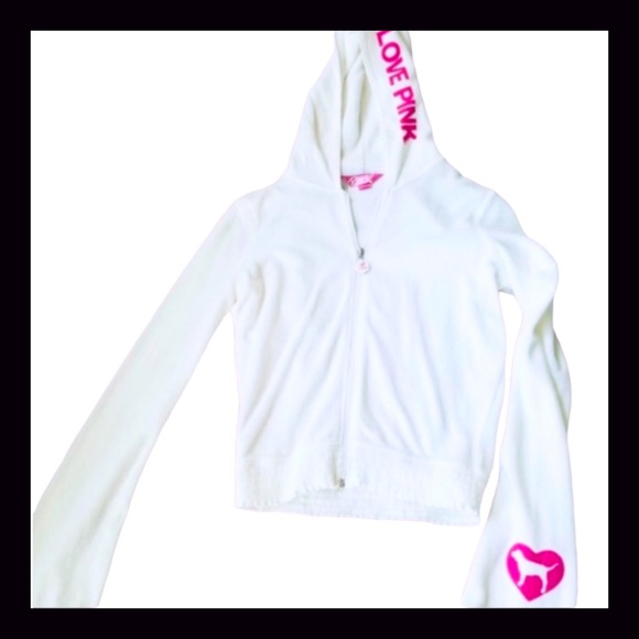 SOLD Vintage Victoria’s Secret Pink French Terry Cloth Set RARE Size M - Picture 7 of 8